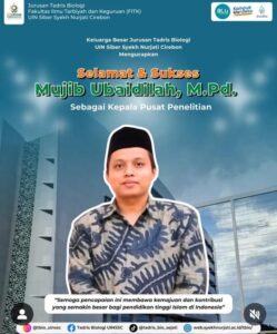 Selamat & Sukses  Atas dilantiknya Mujib Ubaidilah, M.Pd.  Sebagai Kepala Pusat Penelitian Lembaga Penelitian dan Pengabdian Kepada Masyarakat