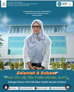 Selamat dan Sukses atas Amanah baru Prof. Dr. Hj. Ria Yulia Gloria, M.Pd. sebagai Ketua Lembaga Penjaminan Mutu ( LPM)