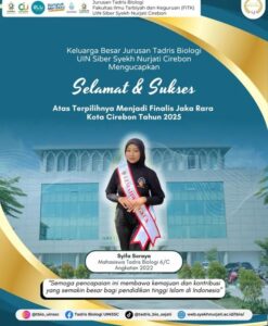 Selamat dan Sukses Kepada Syifa Soraya, Finalis Jaka Rara Kota Cirebon Tahun 2025