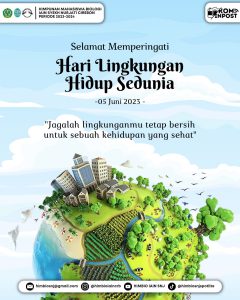 Selamat Memperingati Hari Lingkungan Hidup Sedunia