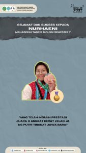 Nurhaeni, Mahasiswa Jurusan Tadris Biologi Meraih Juara 3 Lomba Angkat Berat