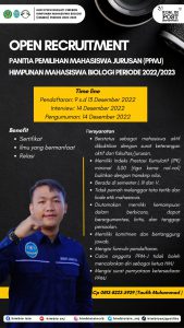 Pemilihan Mahasiswa Jurusan (PPMJ) Himpunan Mahasiswa Biologi Periode 2022/2023