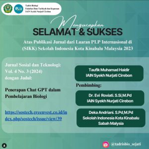 Selamat dan Sukses Atas Capaian Luaran PLP Internasional Tahun 2023 Dengan Mahasiswa Praktikan Taufik Muhamad Haidir