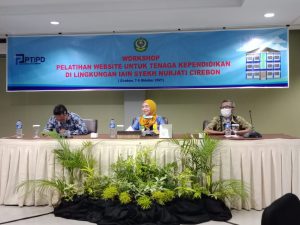 Pelatihan Website untuk Tenaga Kependidikan di Lingkungan IAIN Syekh Nurjati Cirebon