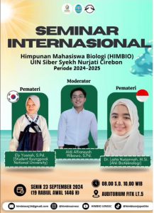 BIO-FOX WITH SUMMER 2024, HIMBIO Jurusan Tadris Biologi FITK IAIN Syekh Nurjati Cirebon