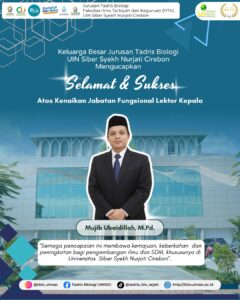 Dedikasi Menuju Keunggulan: Mujib Ubaidillah, M.Pd. Resmi Menyandang Jabatan Lektor Kepala