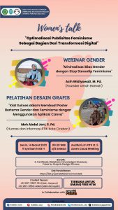 HIMBIO Women's Talk "Optimalisasi Publisitas Feminisme Sebagai Bagian dari Transformasi Digital"