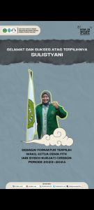 Selamat atas Terpilihnya Ketua Senat Mahasiswa FITK IAIN Syekh Nurjati Cirebon &amp; Wakil Ketua DEMA FITK IAIN Syekh Nurjati Cirebon
