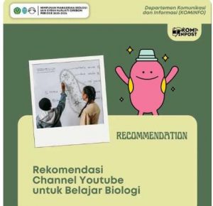 HIMBIO, Rekomendasi Channel Youtube Untuk Belajar Biologi
