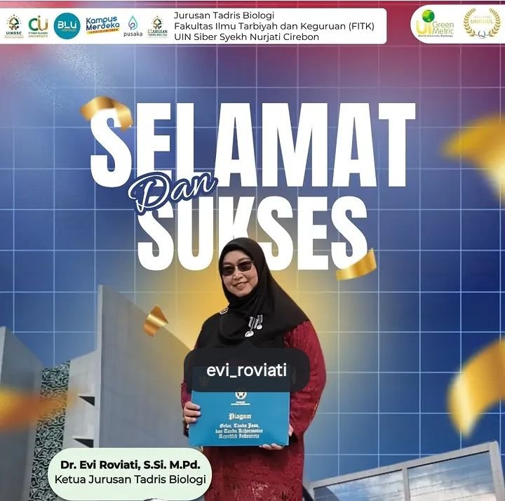 Dr. Evi Roviati, S.Si., M.Pd. Raih Tanda Kehormatan Republik Indonesia