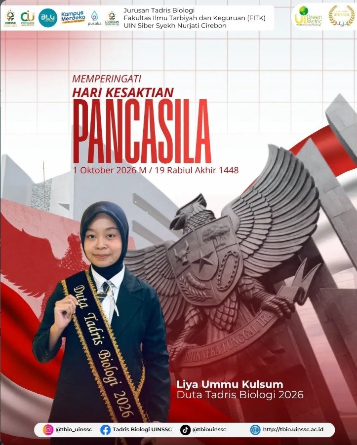Meneguhkan Fondasi Bangsa di Era Digital: Jurusan Tadris Biologi UIN Siber Syekh Nurjati Cirebon Peringati Hari Kesaktian Pancasila 2026